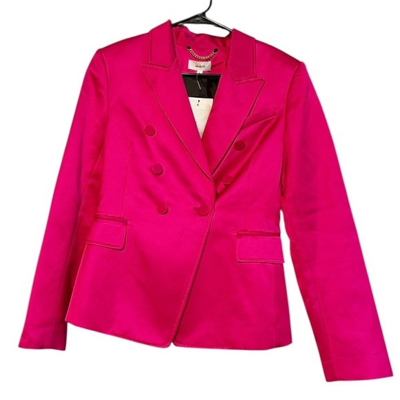 A.L.C. Chelsea Double-Breasted Satin Blazer - Picture 2 of 8